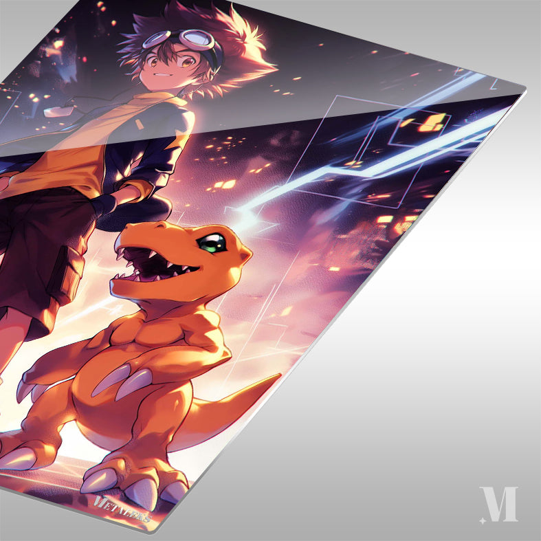 A0142 Agumon and Taichi - Digimon
