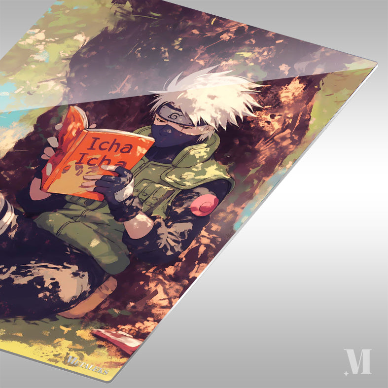 AE040 Kakasi is reading a novel ~ Anime Naruto