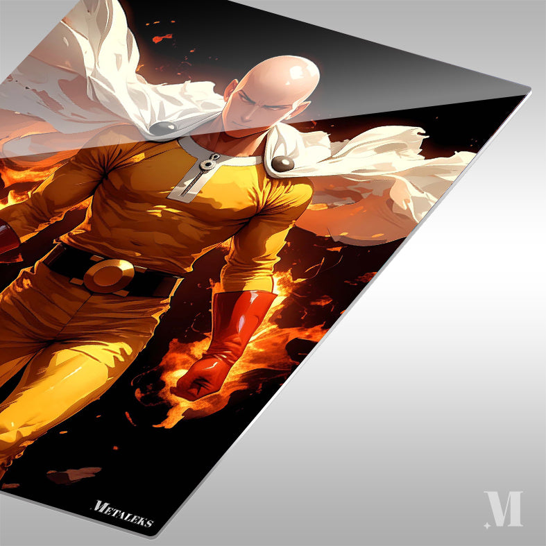 AE045 Saitama On Fire ~ Anime One Punch Man