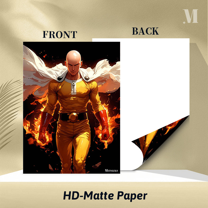 AE045 Saitama On Fire ~ Anime One Punch Man