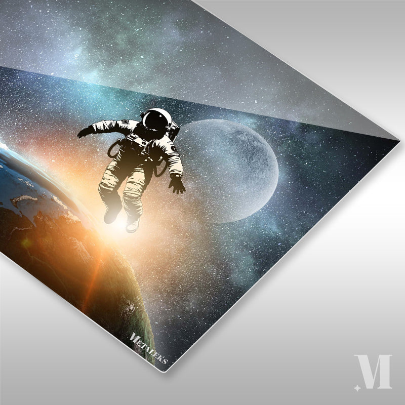 Astronout fly in universe
