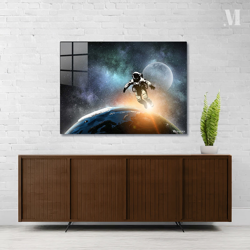 Astronout fly in universe