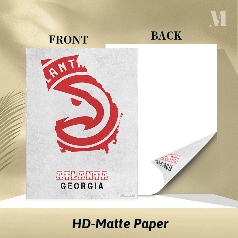 Atlanta Hawks Atlanta Georgia State Map