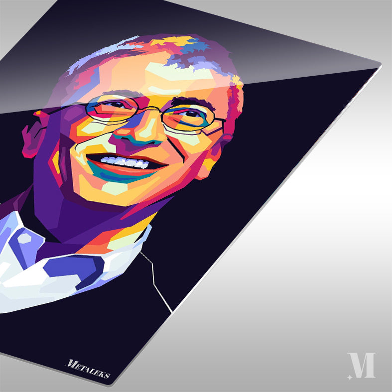 Bill Gates in wpap popart