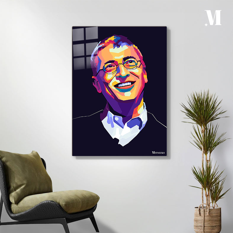 Bill Gates in wpap popart