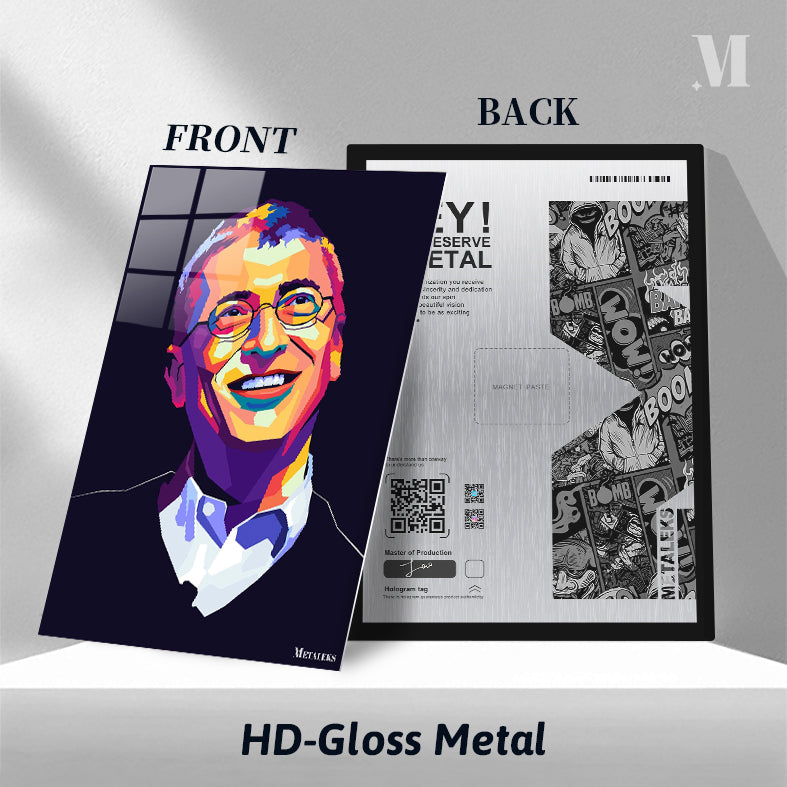 Bill Gates in wpap popart