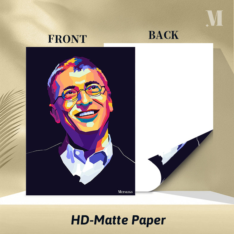 Bill Gates in wpap popart