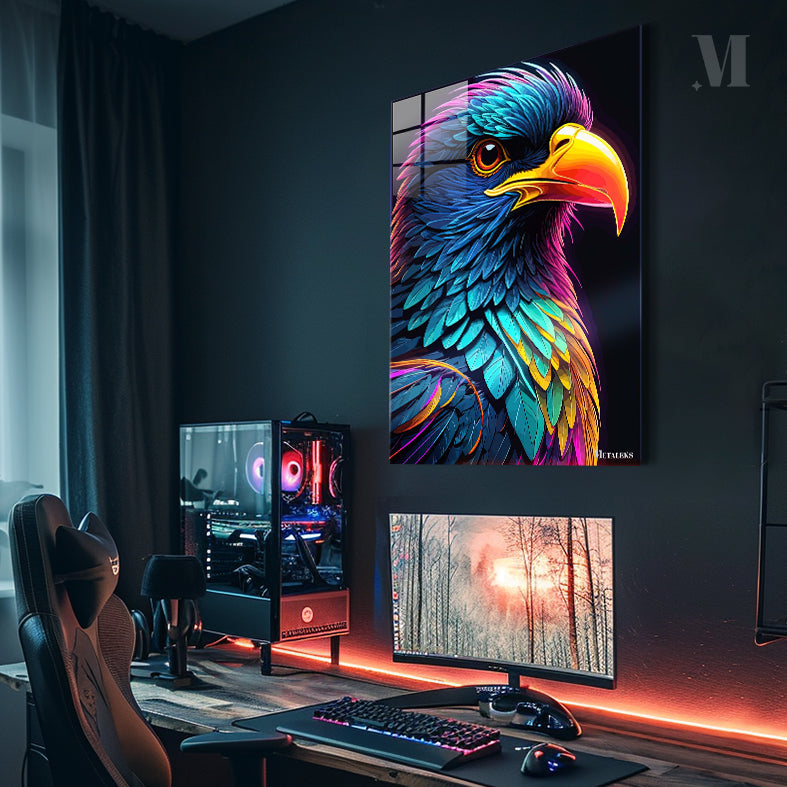 Bird neon theme