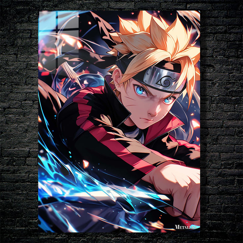 Boruto attacks with kunai Anime Naruto