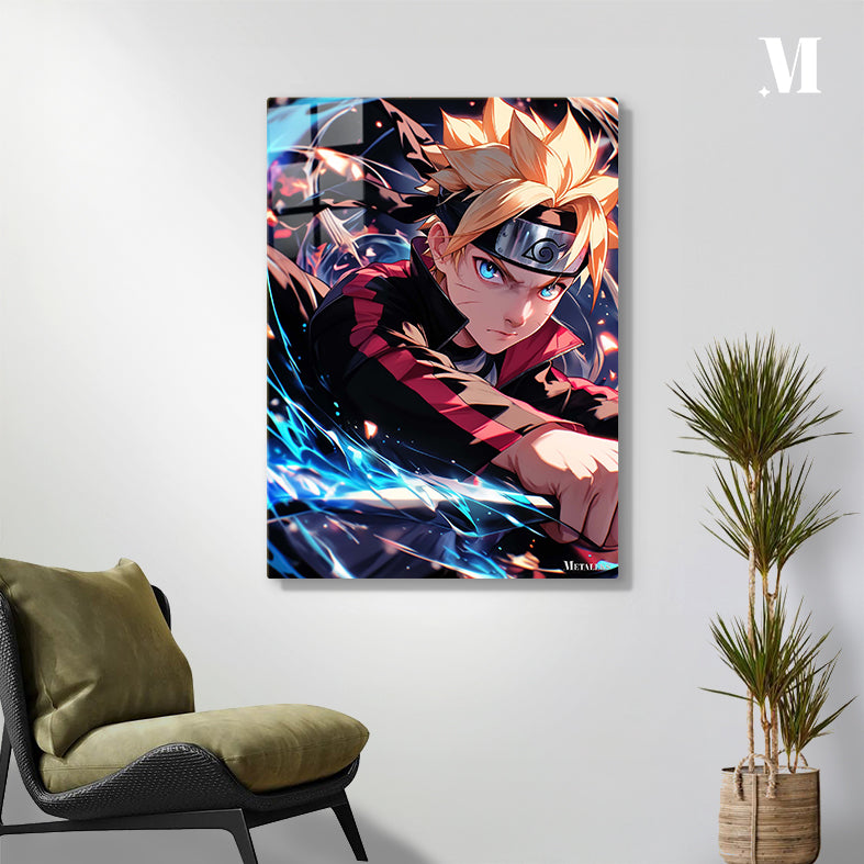 Boruto attacks with kunai Anime Naruto