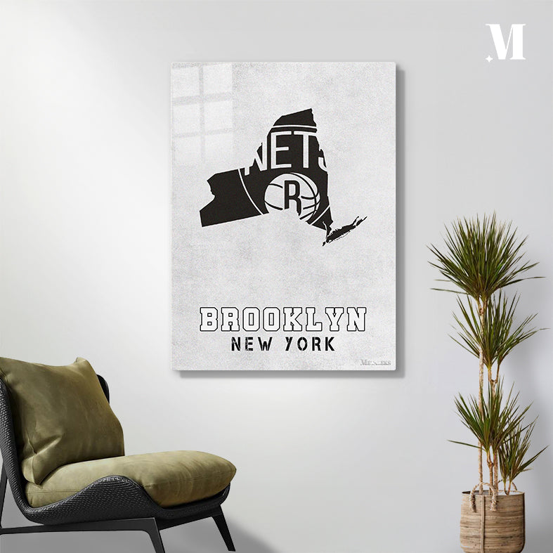 Brooklyn Nets New York State Map