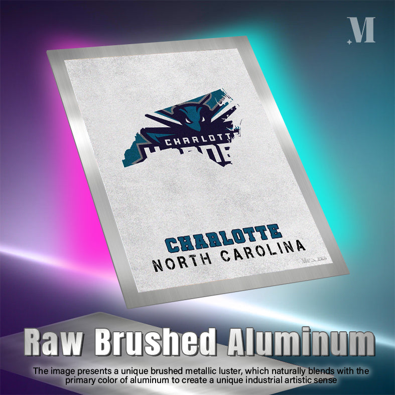 Charlotte Hornets Charlotte North Carolina State Map
