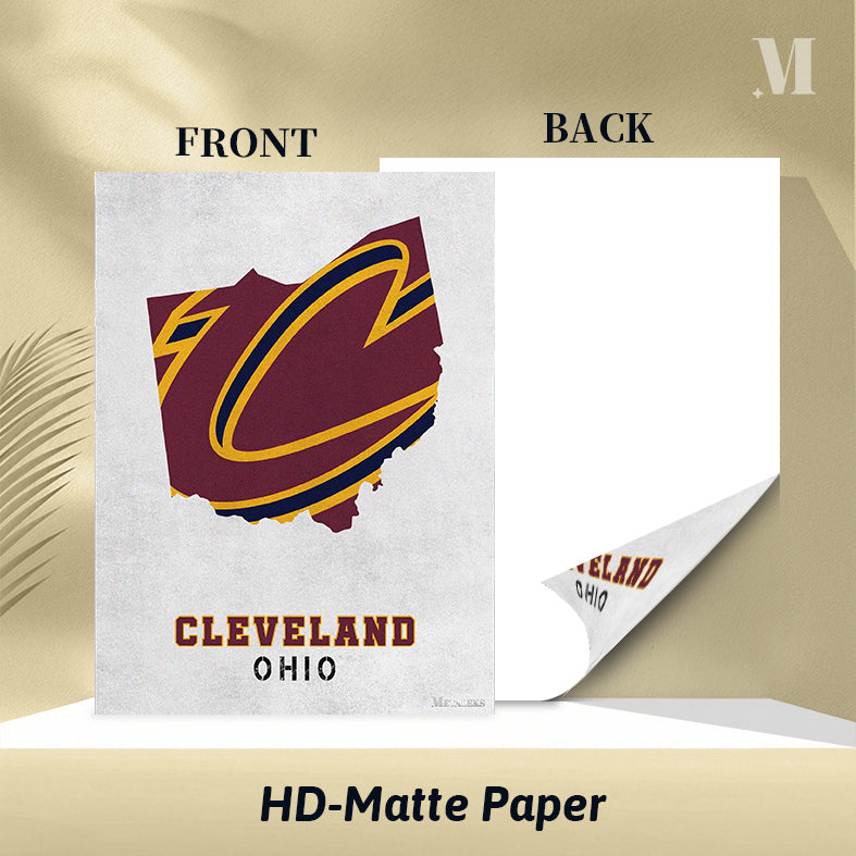 Cleveland Cavaliers Cleveland Ohio State Map
