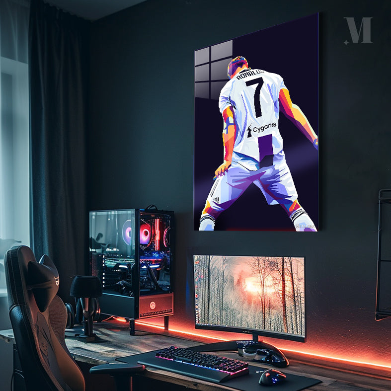 Cristiano Ronaldo wpap pop art