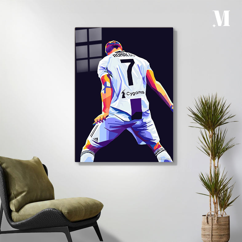 Cristiano Ronaldo wpap pop art