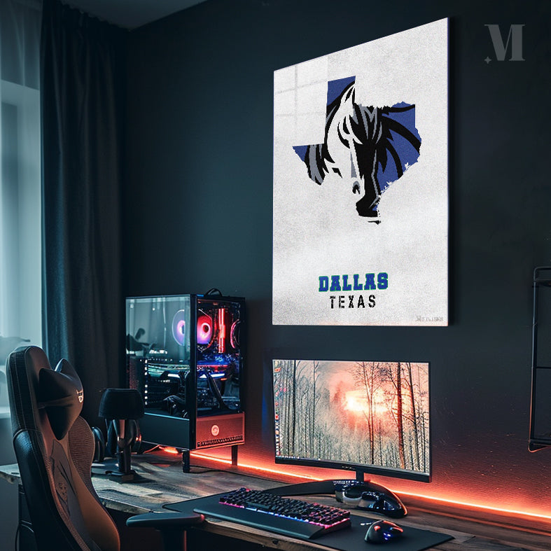 Dallas Mavericks Dallas Texas State Map