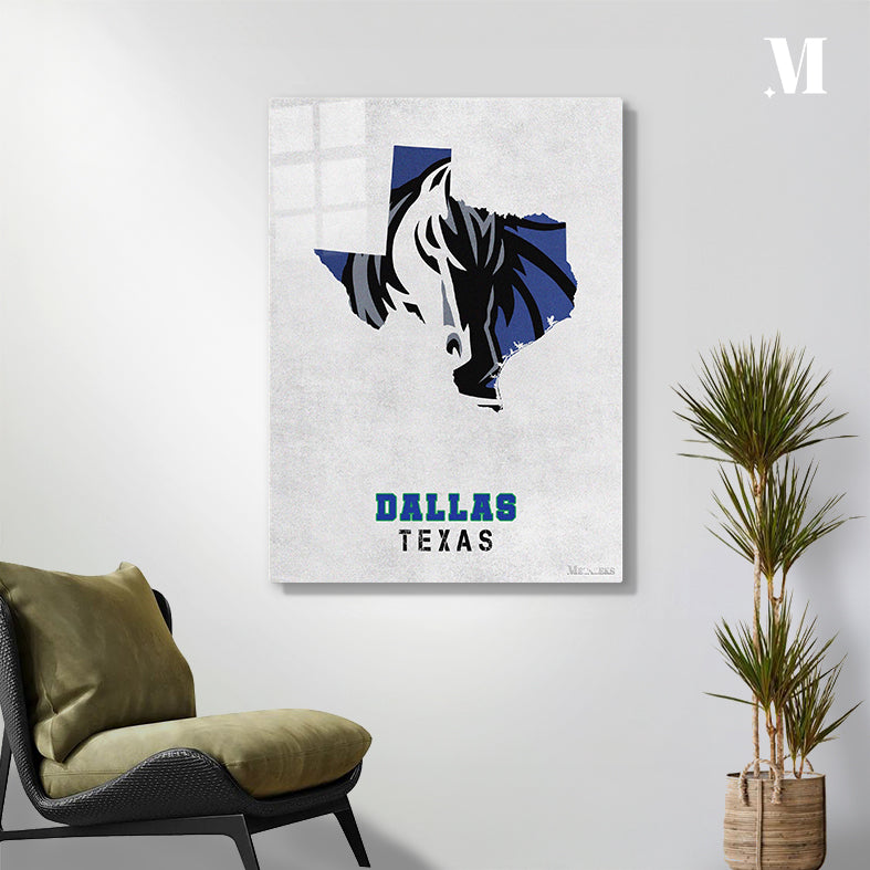 Dallas Mavericks Dallas Texas State Map