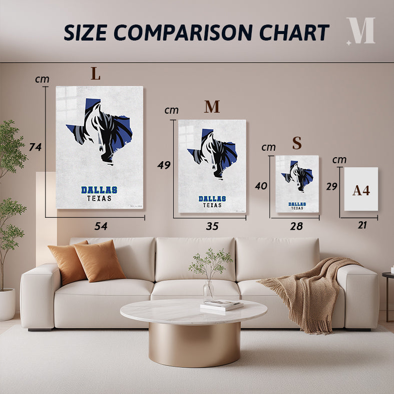 Dallas Mavericks Dallas Texas State Map