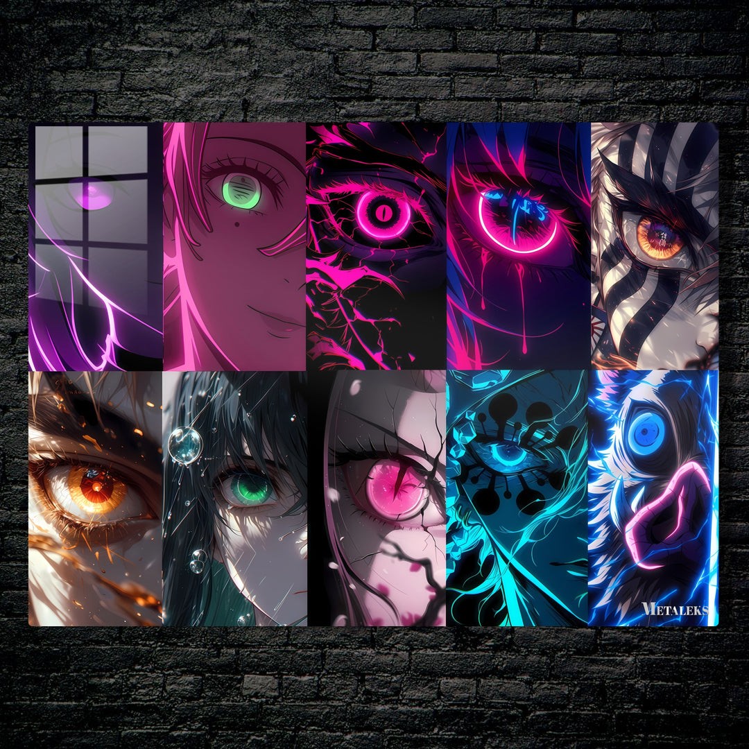 Demon vs hashira eyes