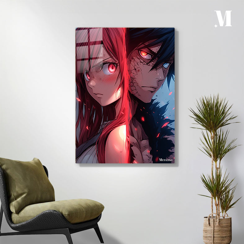 Fairy Tail's Frozen Hearts Gray and Erza's Magical Symphony