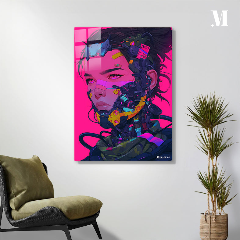 Futuristic Popart Girl v10