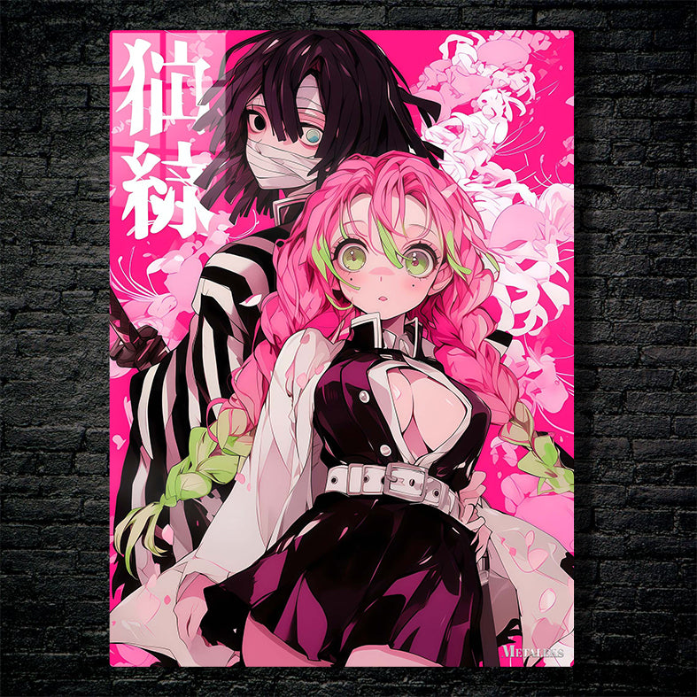 GE0216 Obanai and Mitsuri Kanroji Demon Slayer