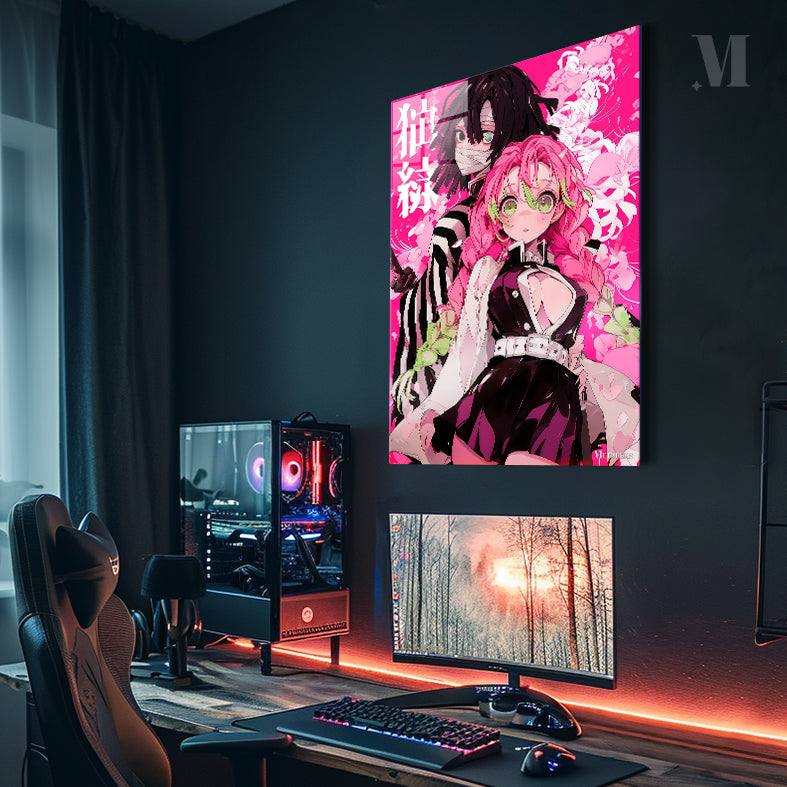 GE0216 Obanai and Mitsuri Kanroji Demon Slayer
