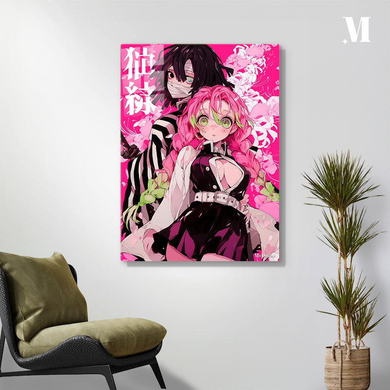 GE0216 Obanai and Mitsuri Kanroji Demon Slayer