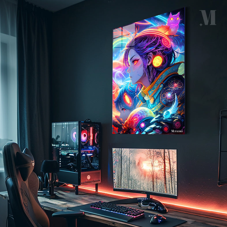 Ghost in The Shell Neon Art 8