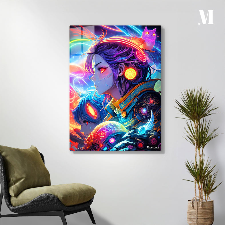 Ghost in The Shell Neon Art 8