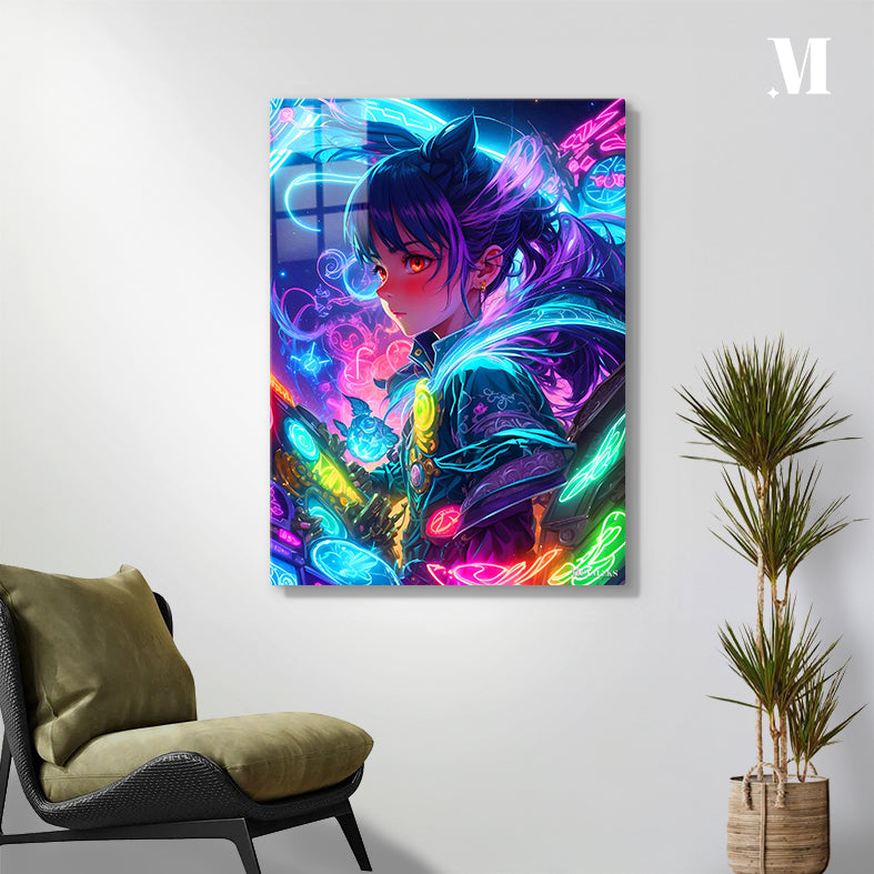 Ghost in the Shell Neon Art 5