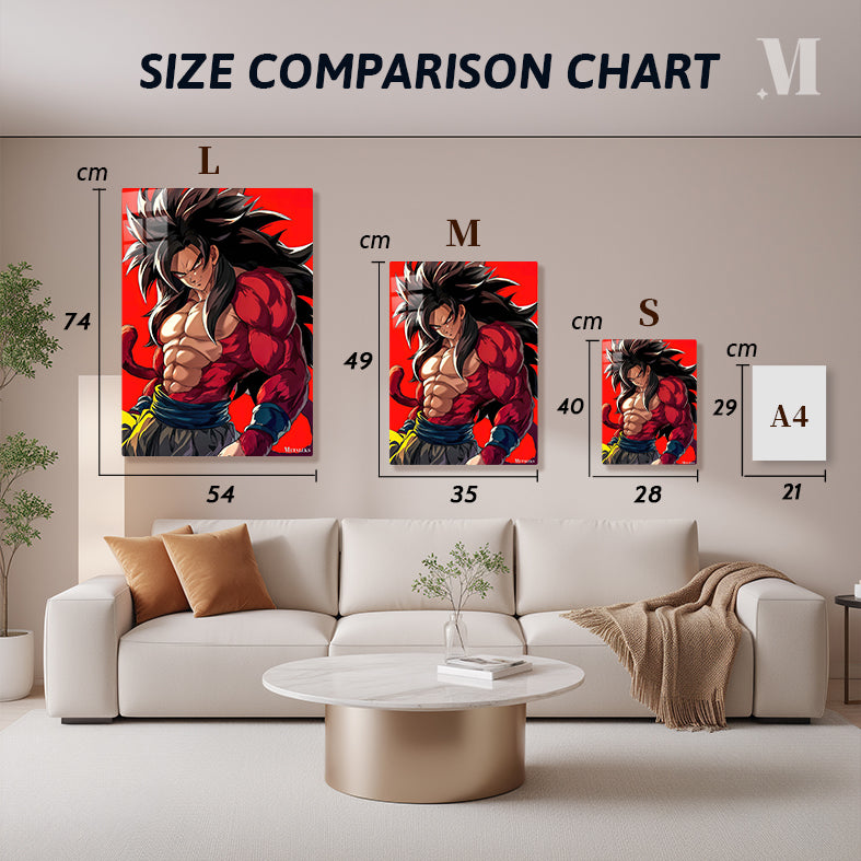 Goku super saiyan four - dragon ball