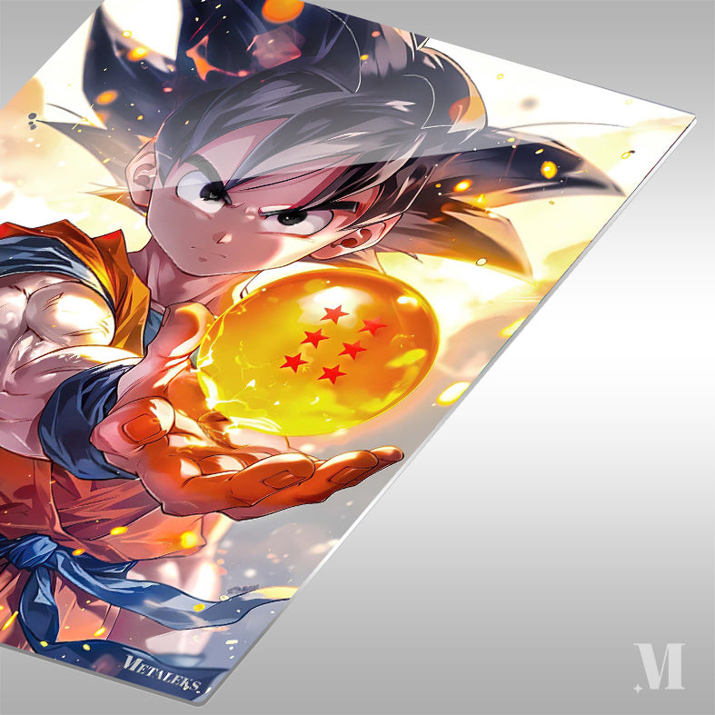 Goku with the dragon ball