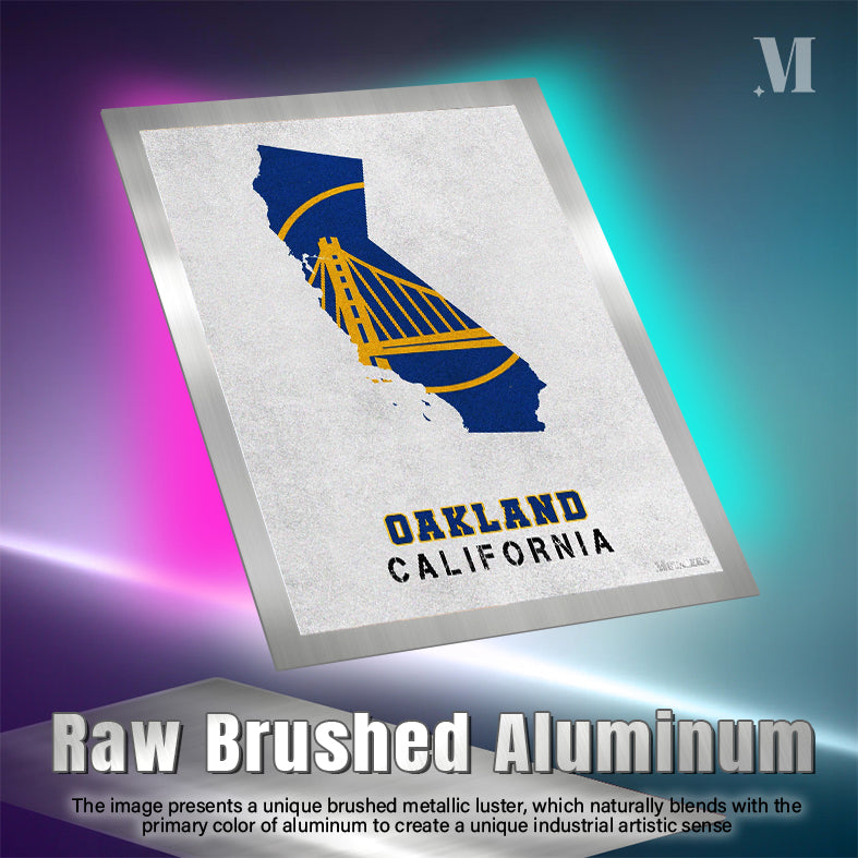 Golden State Warriors Oakland California State map