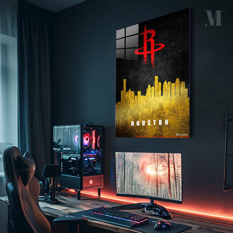 Houston Rockets, City, Skyline