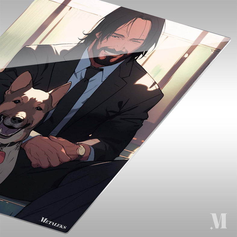 John Wick and dog (2)