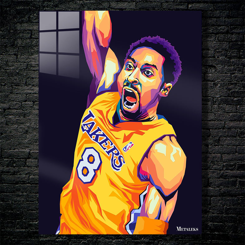 Kobe Braynt in wpap pop art