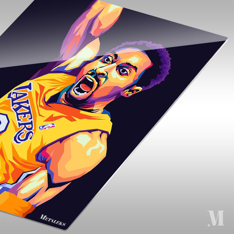Kobe Braynt in wpap pop art
