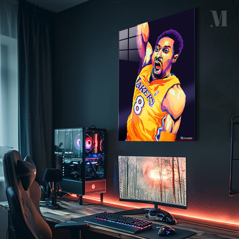 Kobe Braynt in wpap pop art