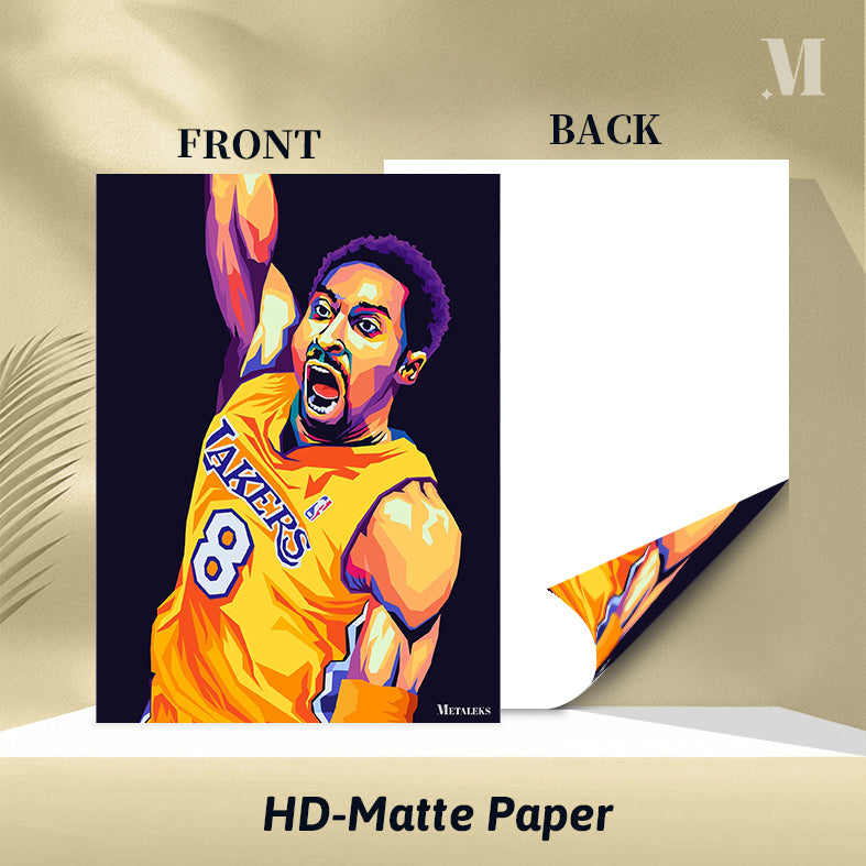 Kobe Braynt in wpap pop art