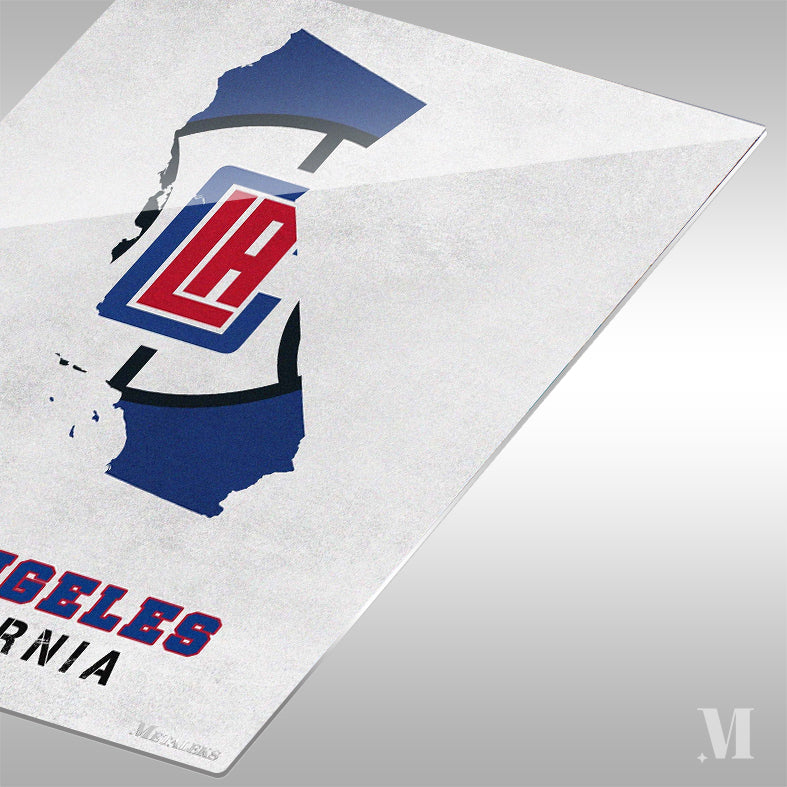 Los Angeles Clippers California State Map