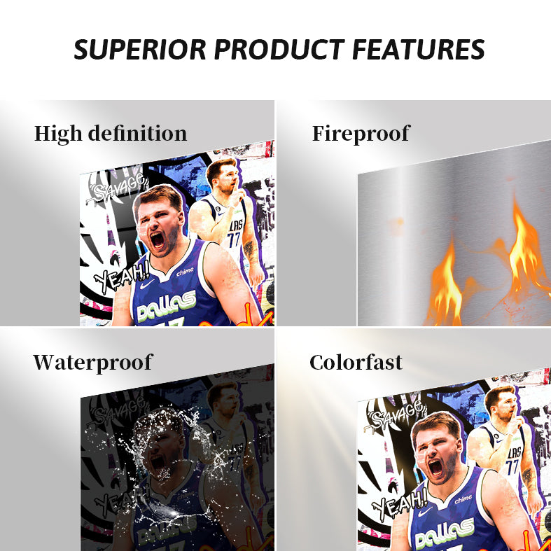 Luka Doncic Dallas Mavericks Graffiti