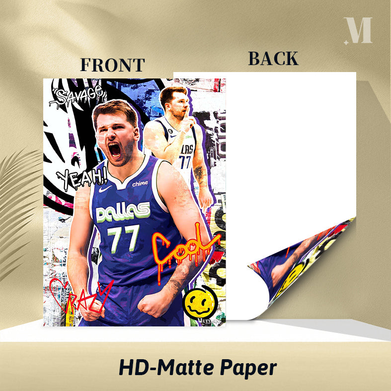 Luka Doncic Dallas Mavericks Graffiti