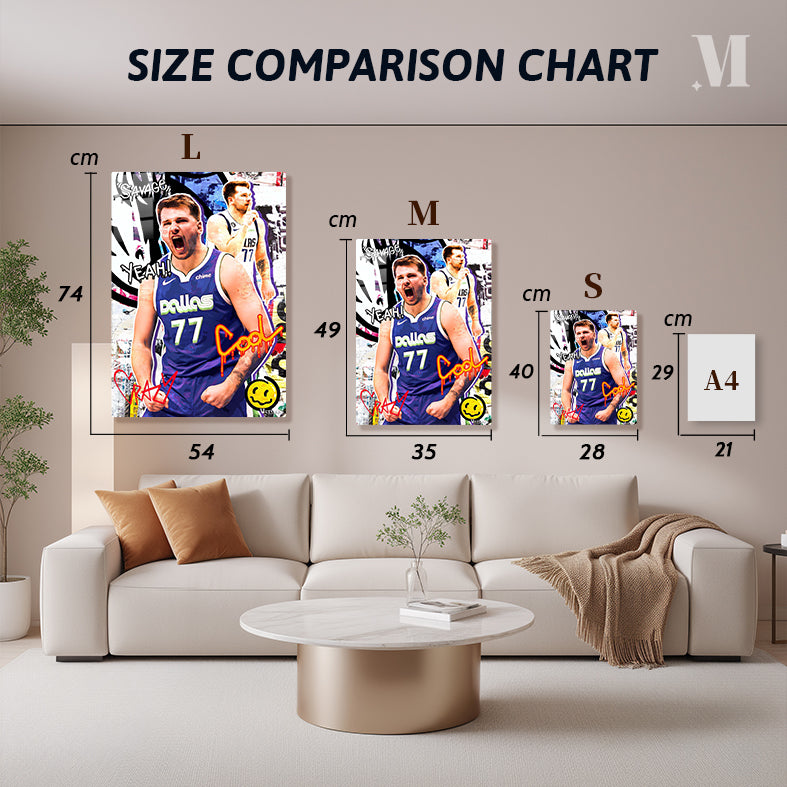 Luka Doncic Dallas Mavericks Graffiti