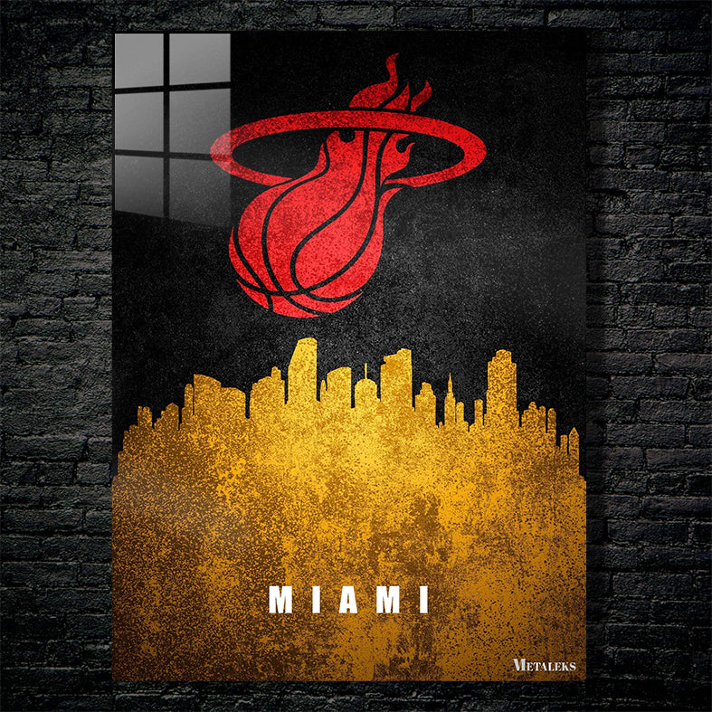 Miami Heat Miami Florida State Map