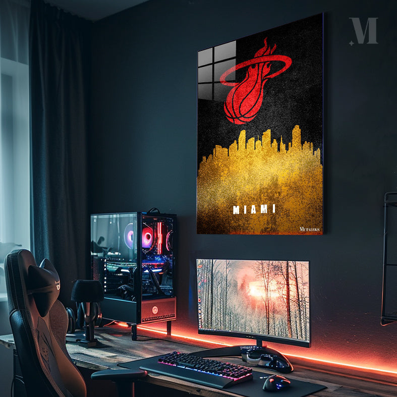 Miami Heat Miami Florida State Map