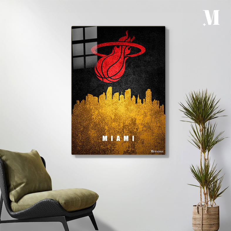 Miami Heat Miami Florida State Map