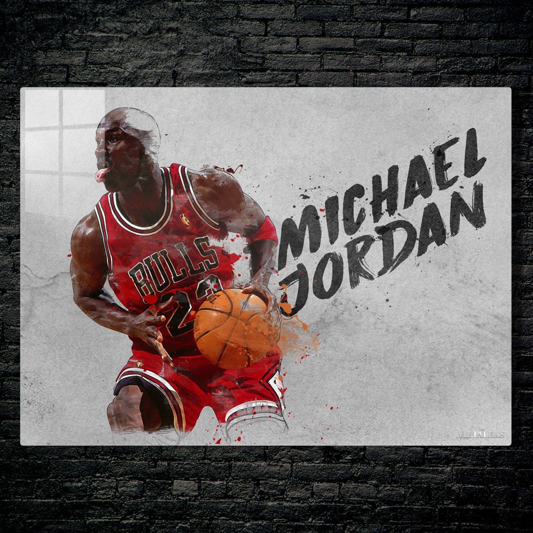 Michael Jordan Watercolor