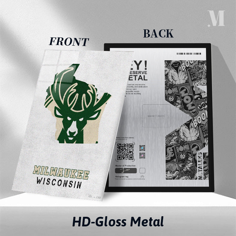 Milwaukee Bucks Milwaukee Wisconsin State Map