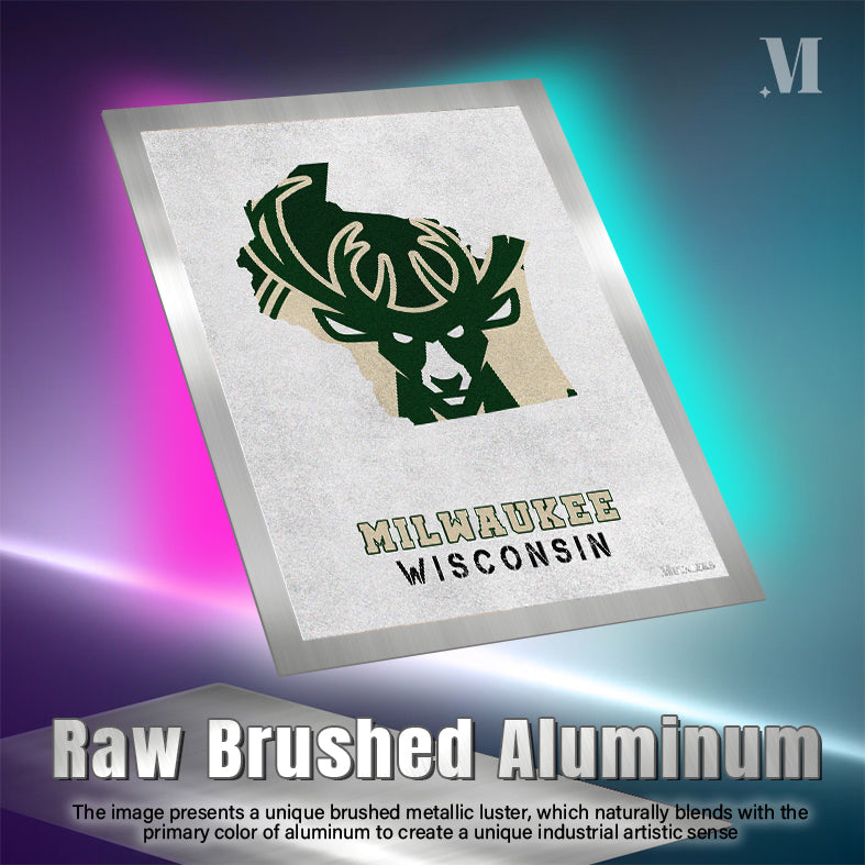 Milwaukee Bucks Milwaukee Wisconsin State Map